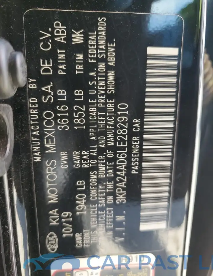 3KPA24AD6LE282910# 12