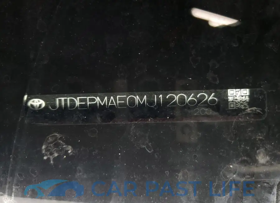 JTDEPMAE0MJ120626# 12