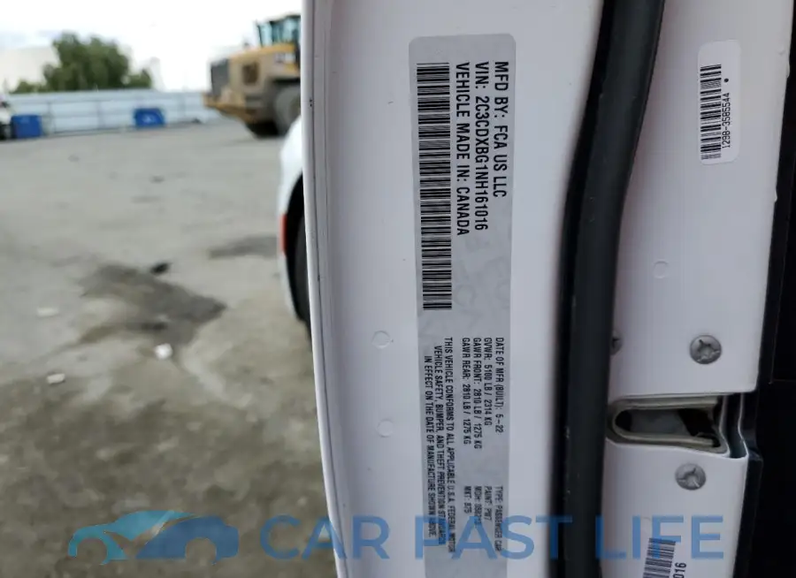 2C3CDXBG1NH161016# 12