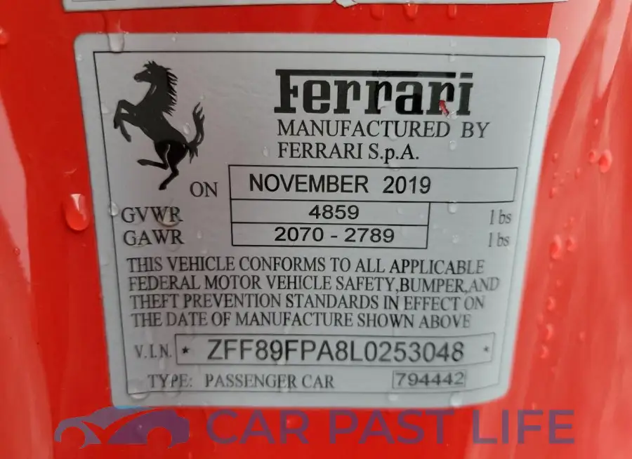ZFF89FPA8L0253048# 12
