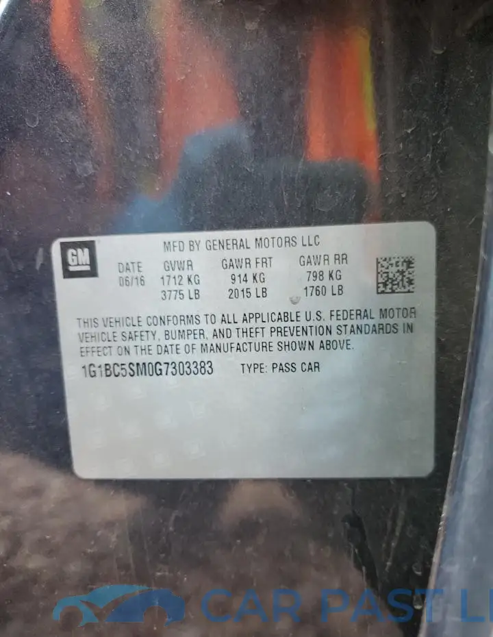 1G1BC5SM0G7303383# 12