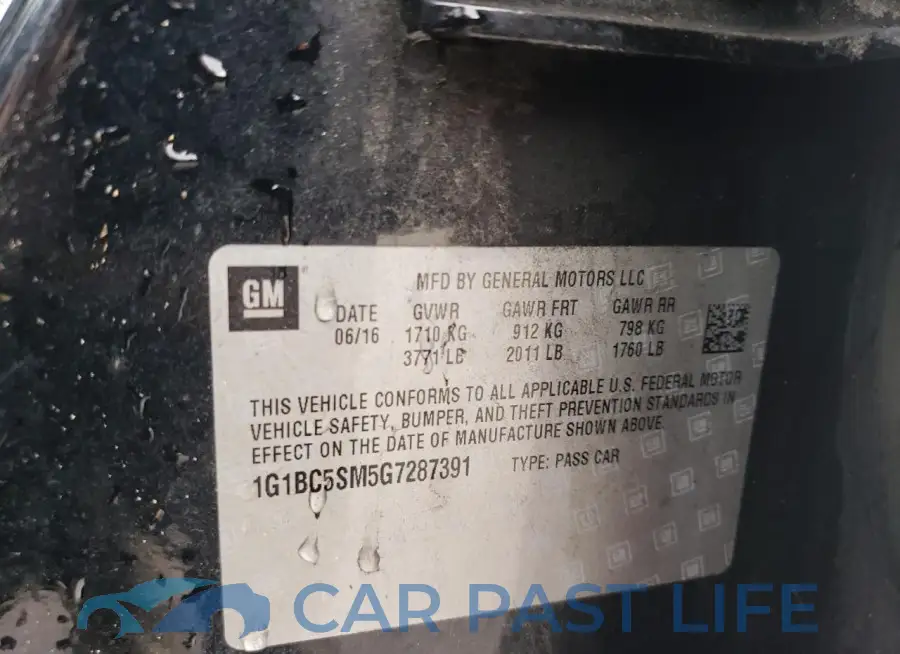 1G1BC5SM5G7287391# 12