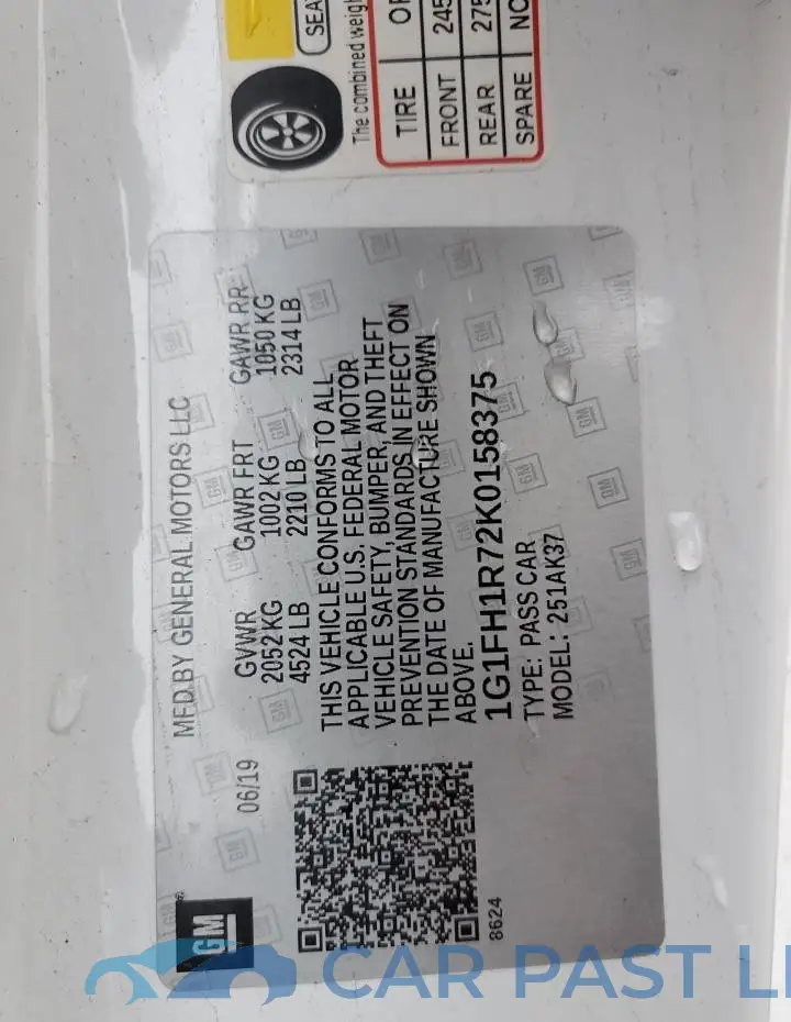 1G1FH1R72K0158375# 12