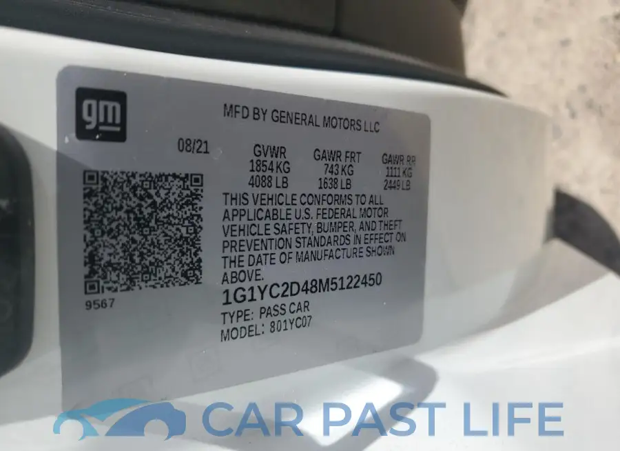 1G1YC2D48M5122450# 12