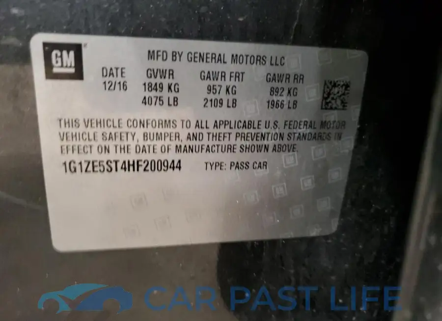 1G1ZE5ST4HF200944# 12