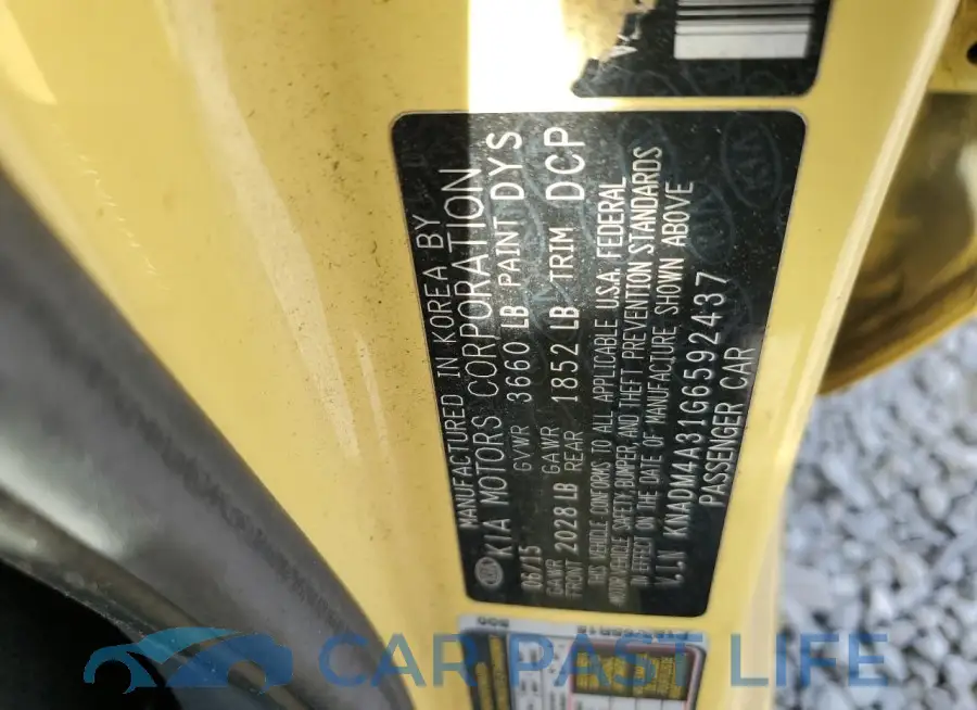 KNADM4A31G6592437# 12