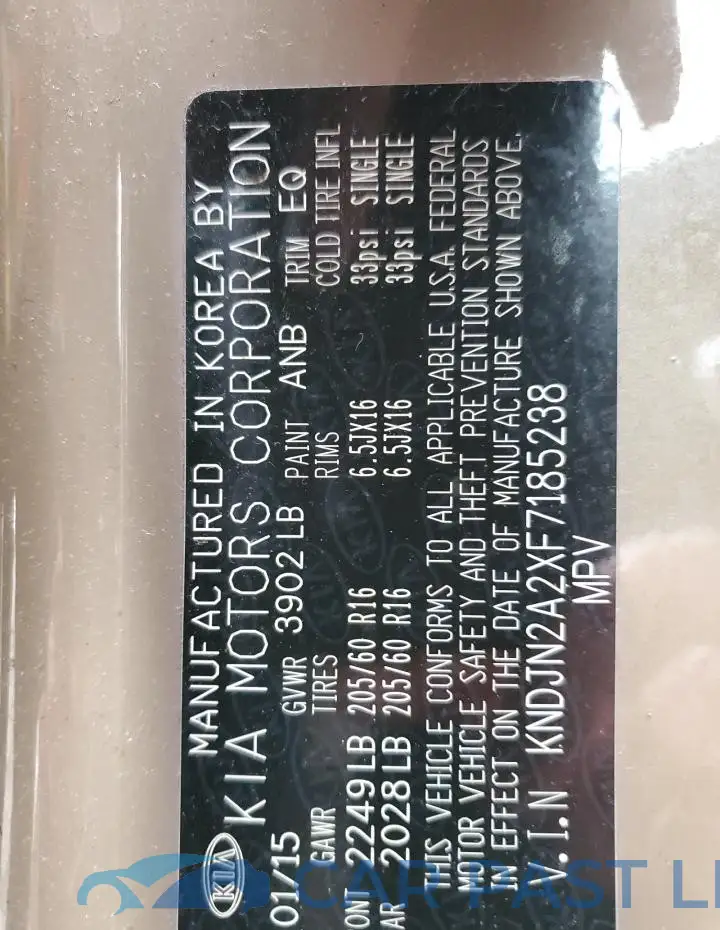 KNDJN2A2XF7185238# 12