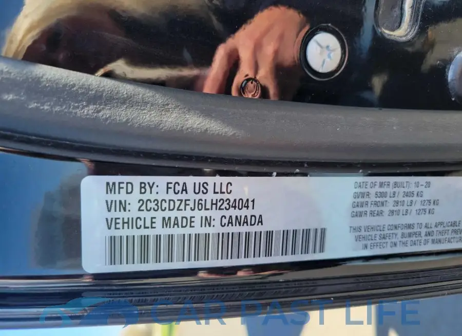 2C3CDZFJ6LH234041# 10