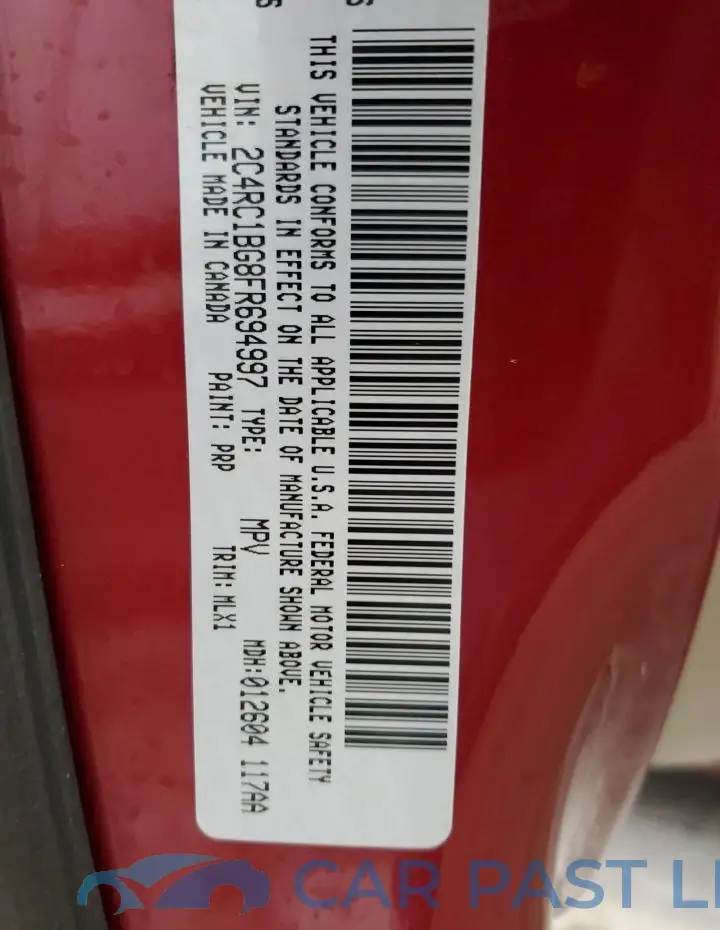 2C4RC1BG8FR694997# 13