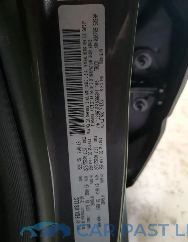 1C6SRFJT6LN306841# 12