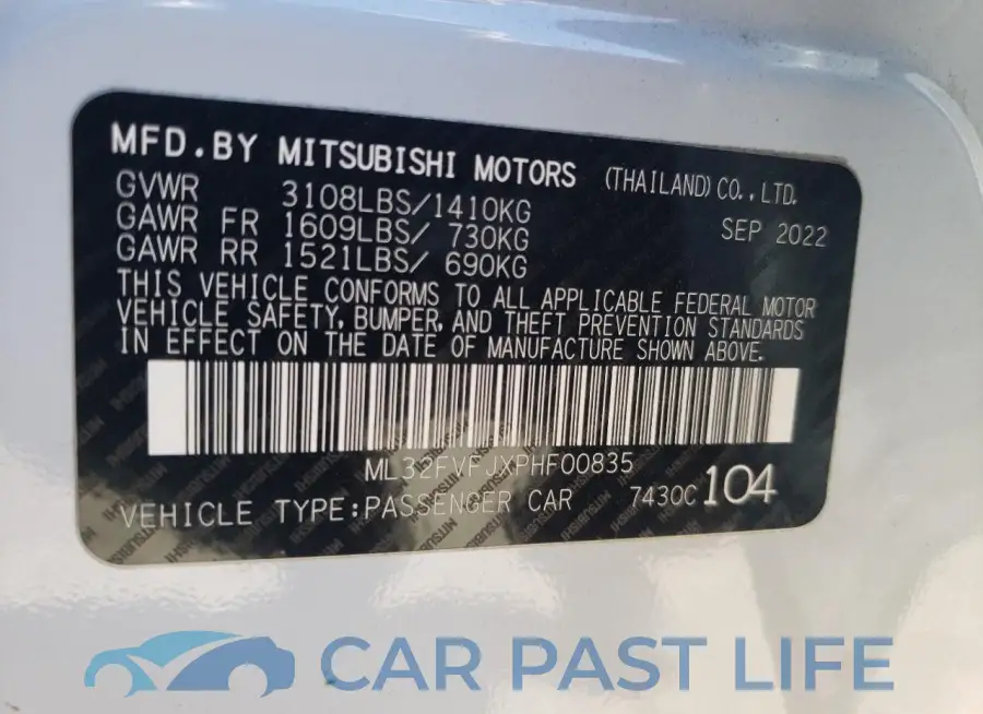 ML32FVFJXPHF00835# 12