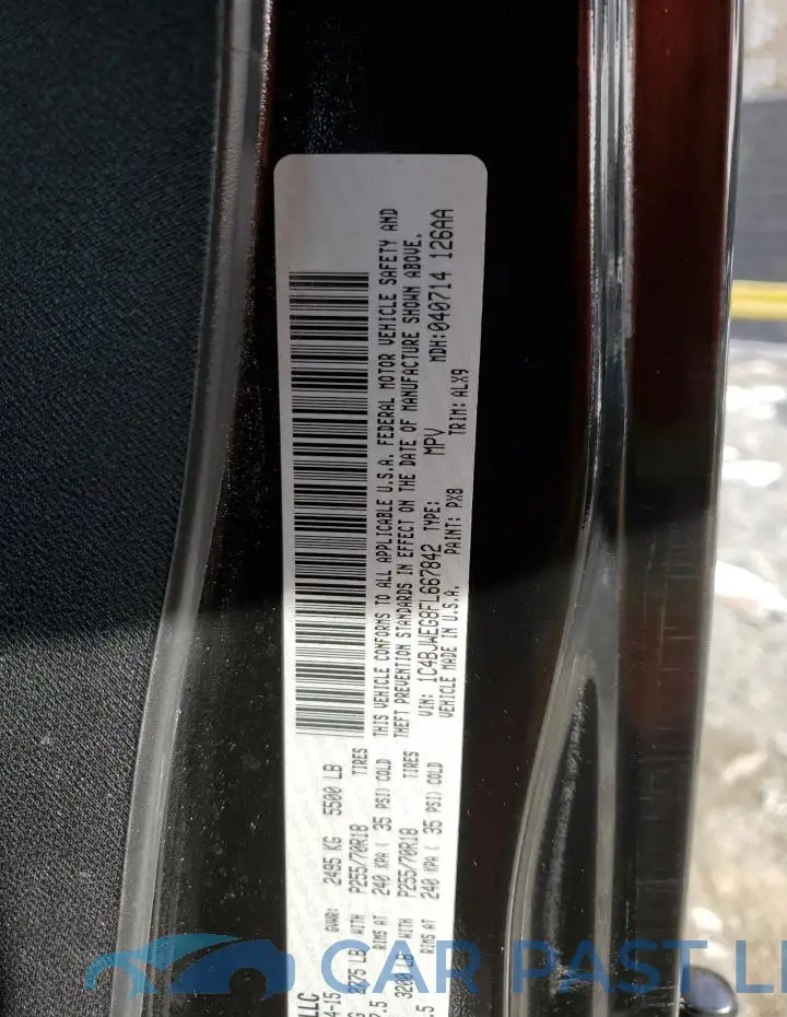 1C4BJWEG8FL667842# 13
