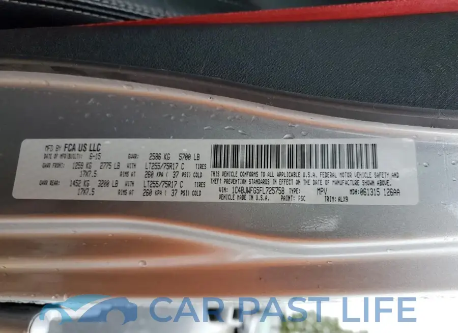 1C4BJWFG5FL725758# 12