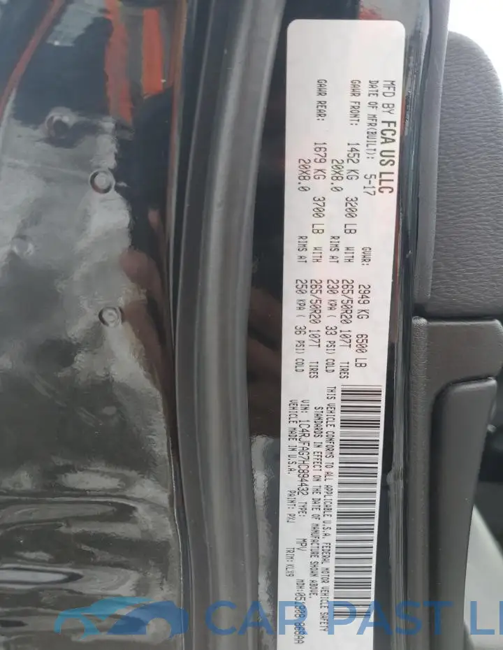 1C4RJFAG7HC894432# 12
