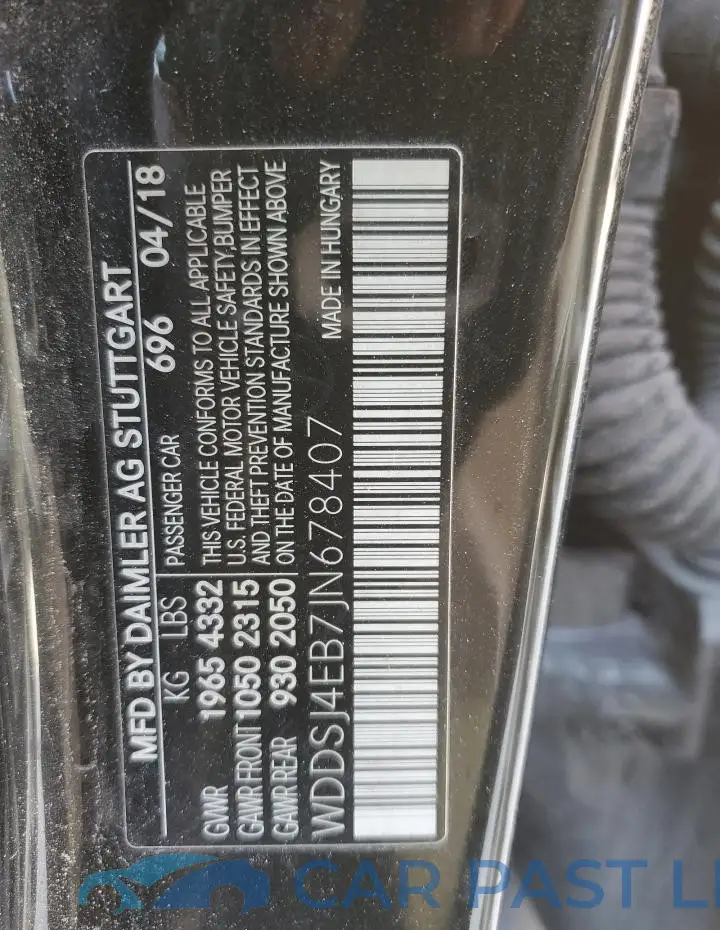WDDSJ4EB7JN678407# 12