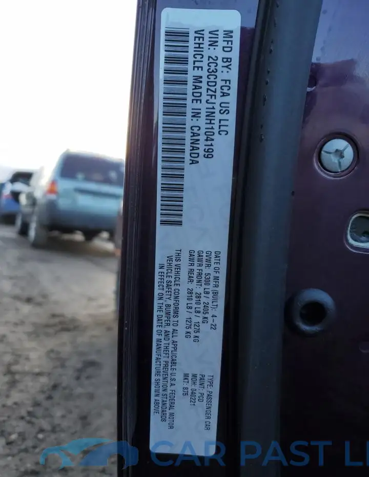 2C3CDZFJ1NH104199# 13