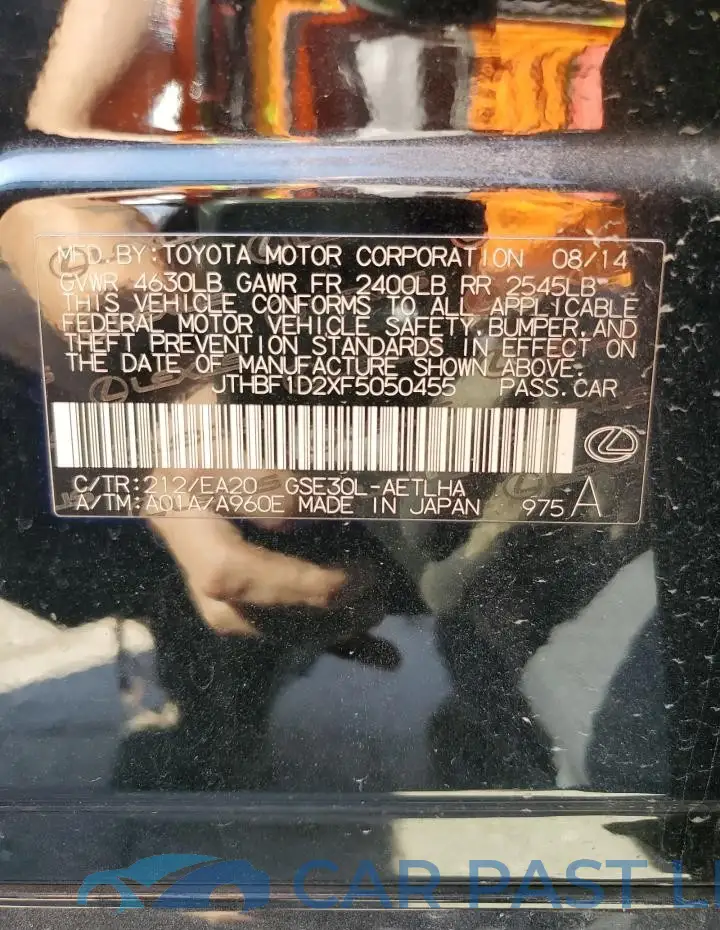 JTHBF1D2XF5050455# 12