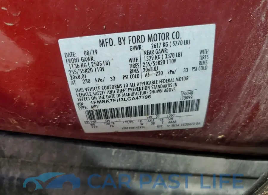 1FMSK7FH3LGA47796# 13