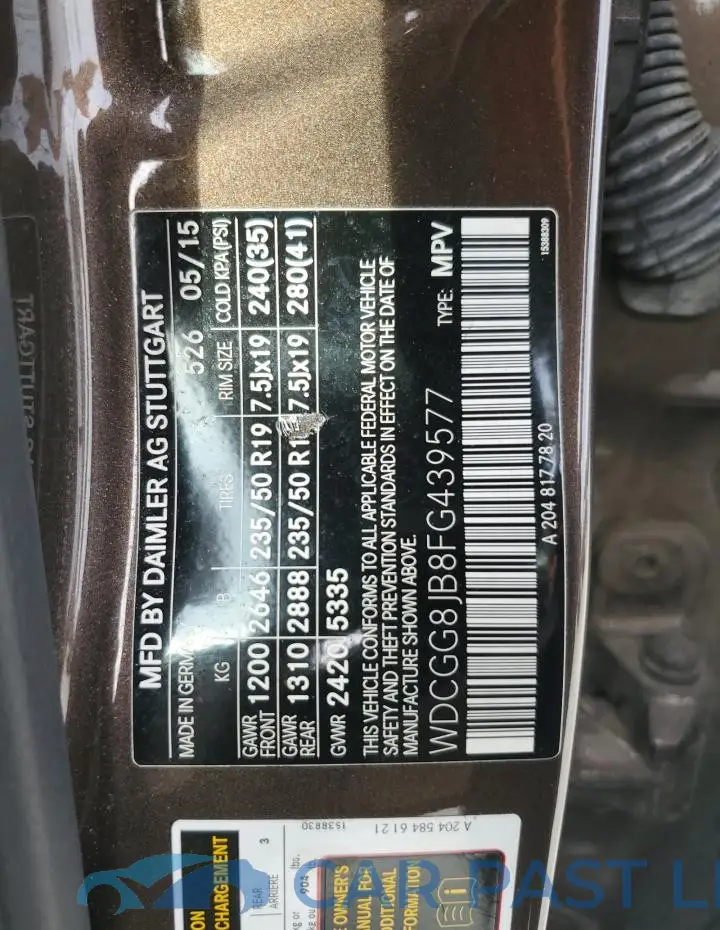 WDCGG8JB8FG439577# 13