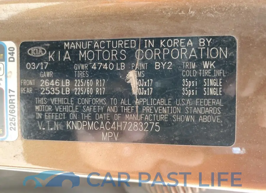 KNDPMCAC4H7283275# 14