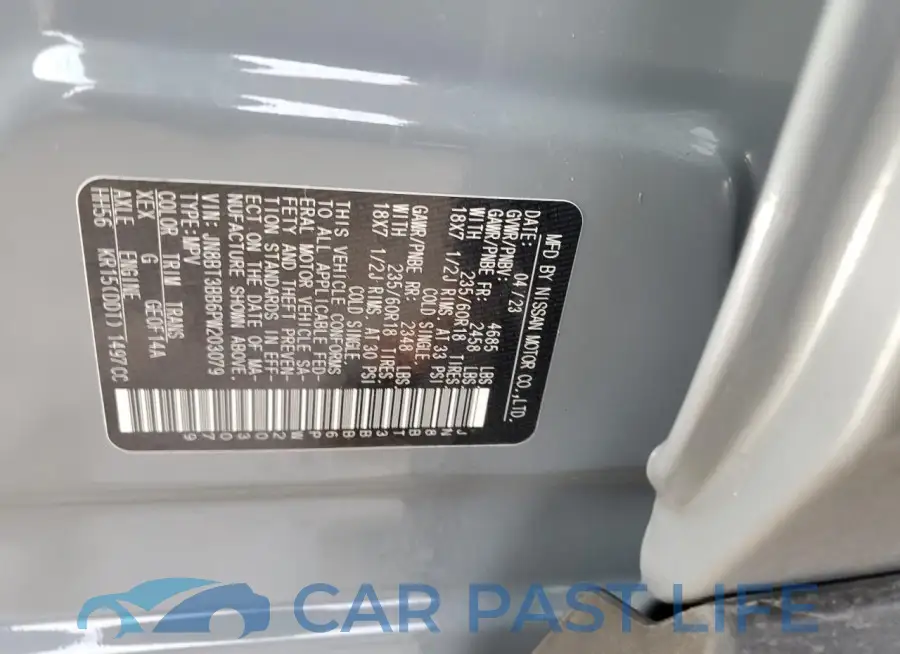 JN8BT3BB6PW203079# 12