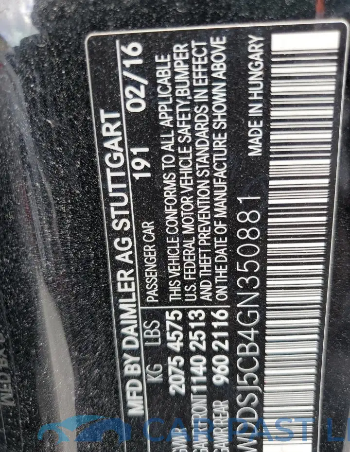 WDDSJ5CB4GN350881# 12