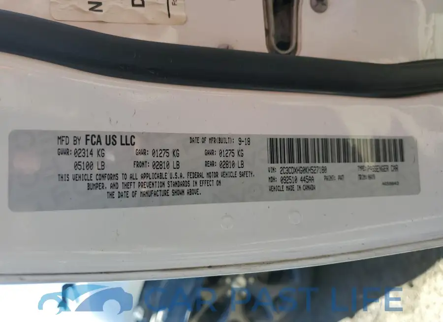 2C3CDXHG0KH527180# 12
