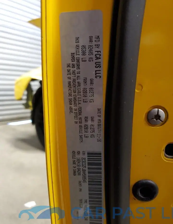 2C3CDZFJ8HH509545# 13