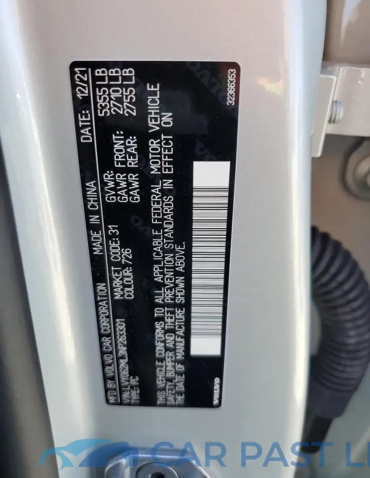 LVY062ML3NP263301# 12