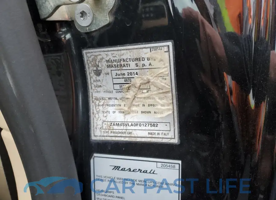 ZAM45VLA0F0127582# 12
