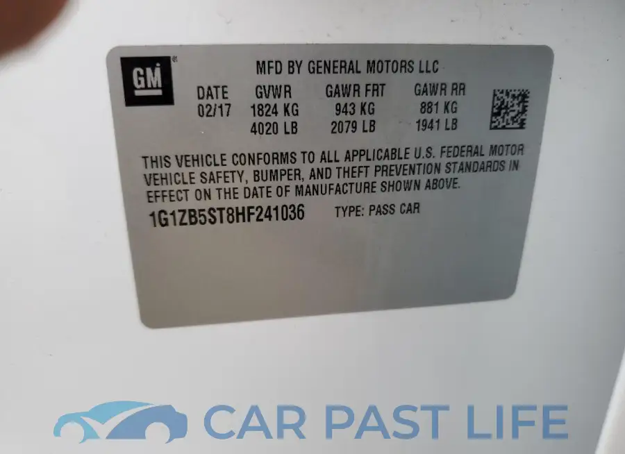 1G1ZB5ST8HF241036# 13