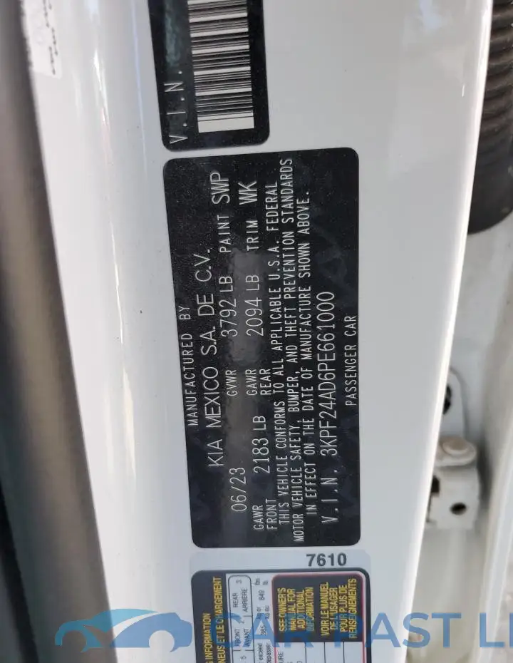 3KPF24AD6PE661000# 12