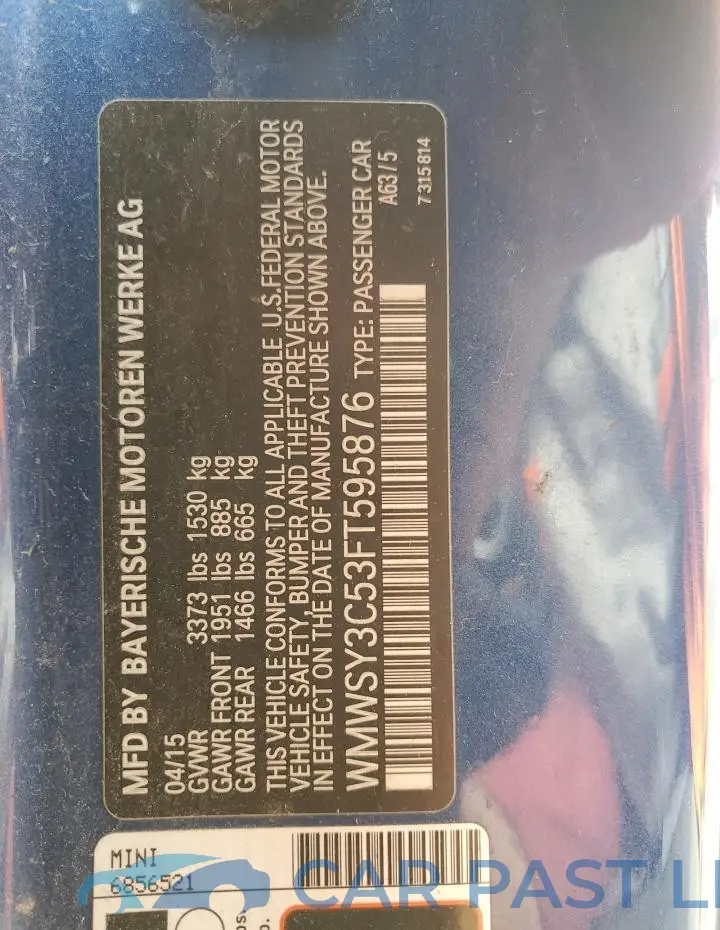 WMWSY3C53FT595876# 12