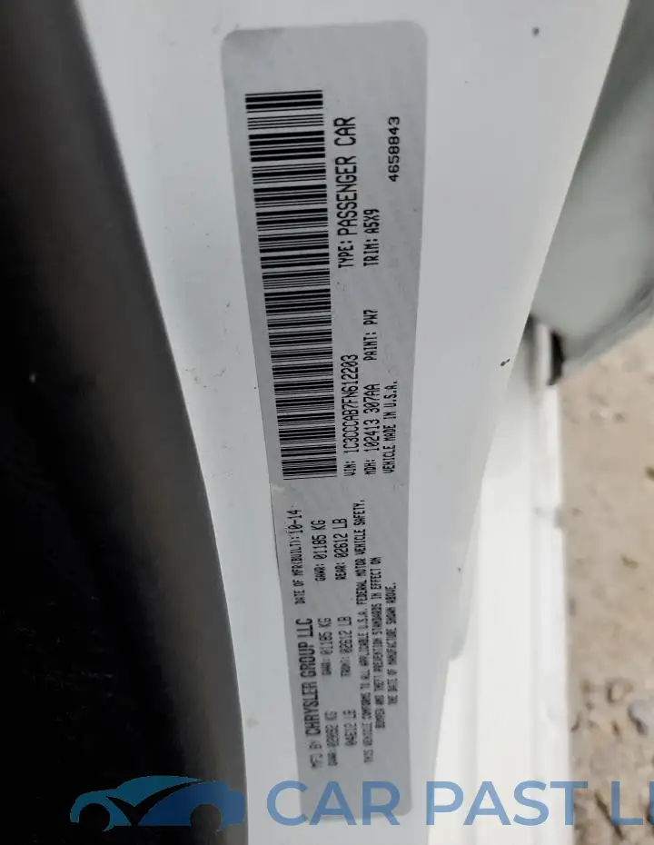 1C3CCCAB7FN612203# 12