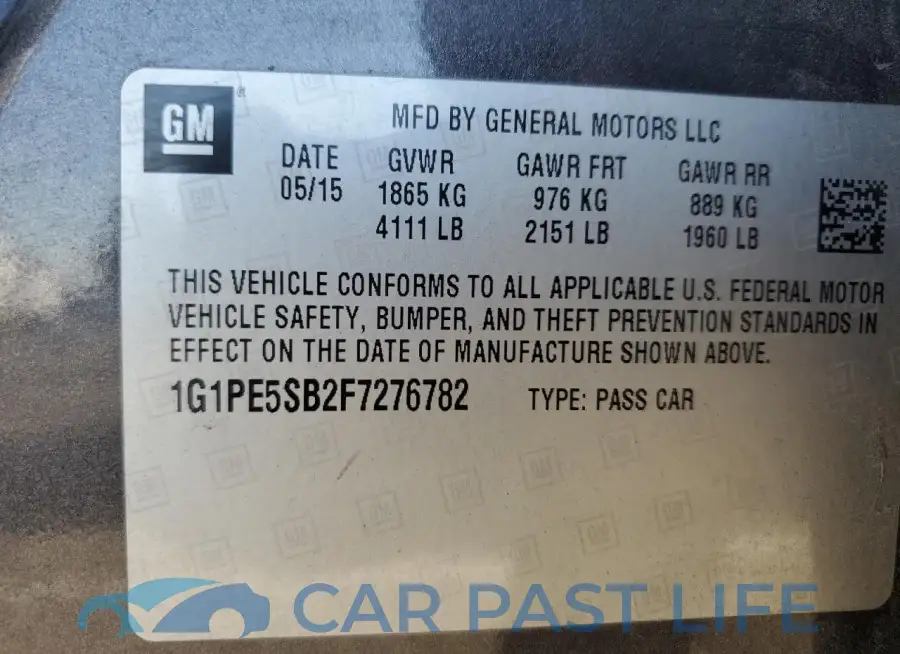1G1PE5SB2F7276782# 12