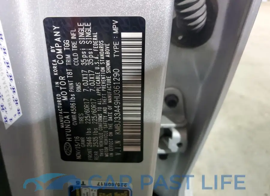 KM8J33A49HU361290# 12