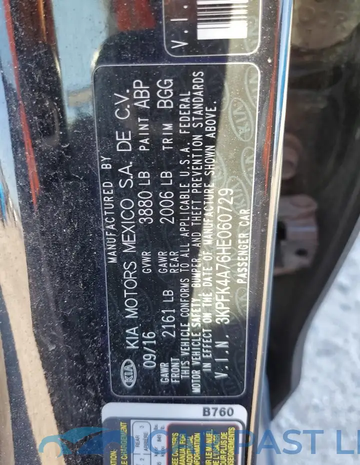 3KPFK4A76HE060729# 12