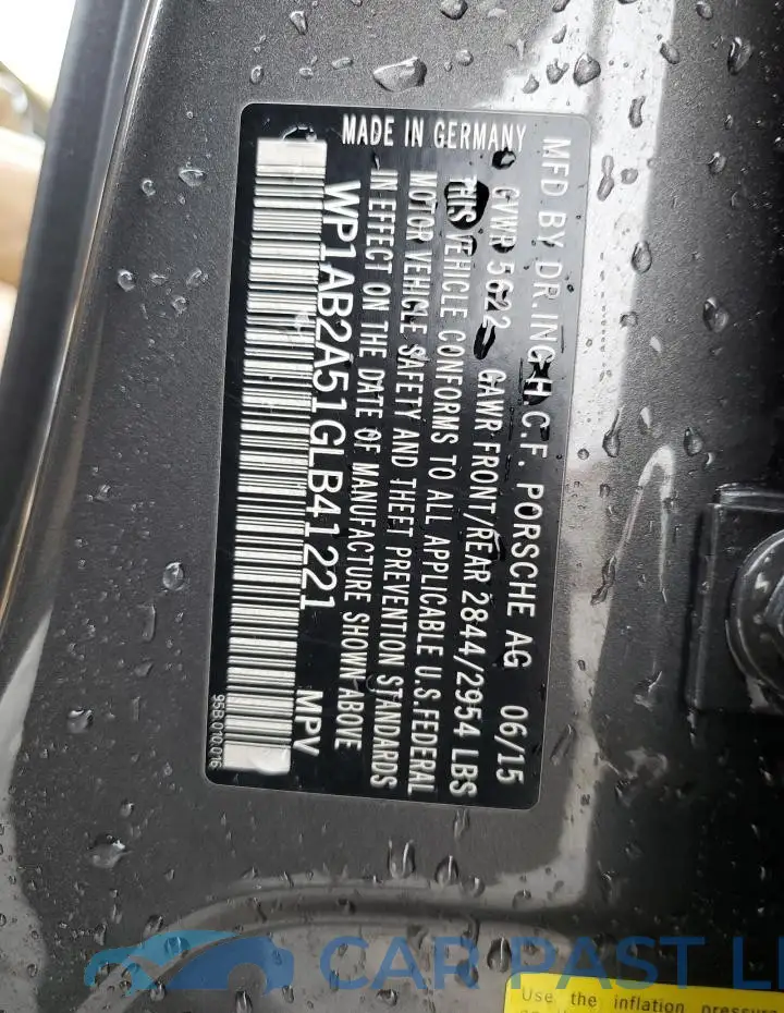 WP1AB2A51GLB41221# 13