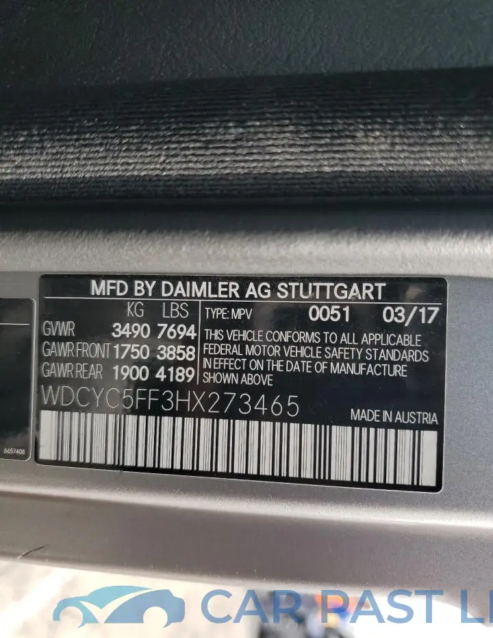 WDCYC5FF3HX273465# 12