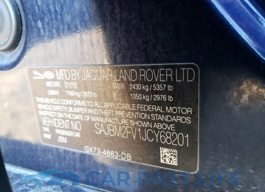 SAJBM2FV1JCY68201# 12