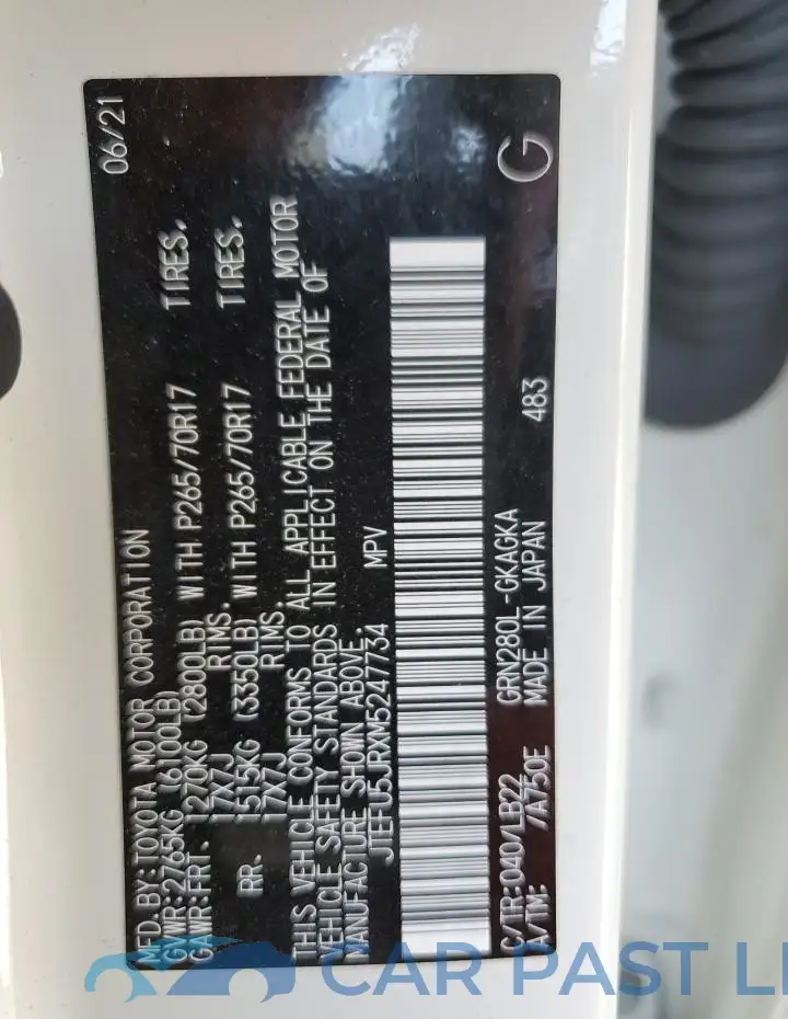 JTEFU5JRXM5247734# 14