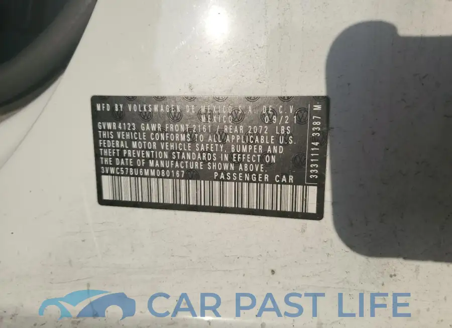 3VWC57BU6MM080167# 12