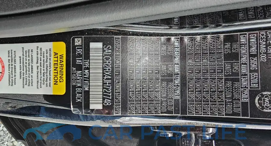 SALCR2RX4JH727748# 10