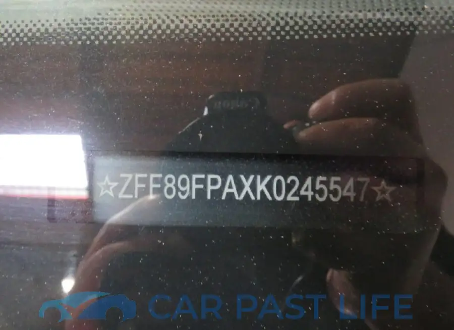 ZFF89FPAXK0245547# 10