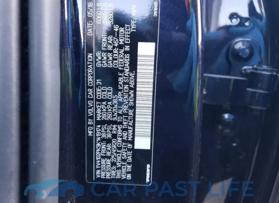 YV4102PK9K1419174# 13