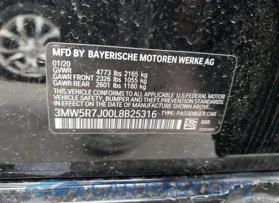 3MW5R7J00L8B25316# 12