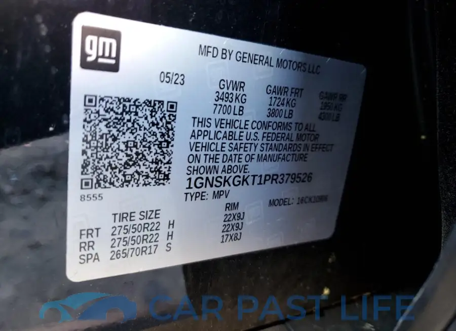 1GNSKGKT1PR379526# 13