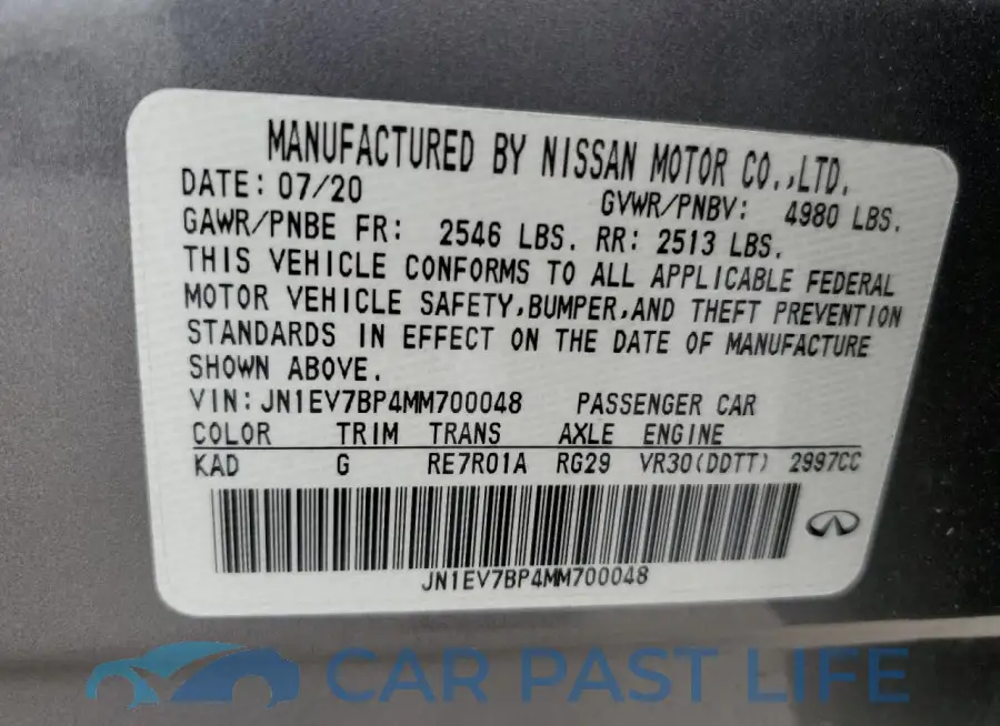 JN1EV7BP4MM700048# 13