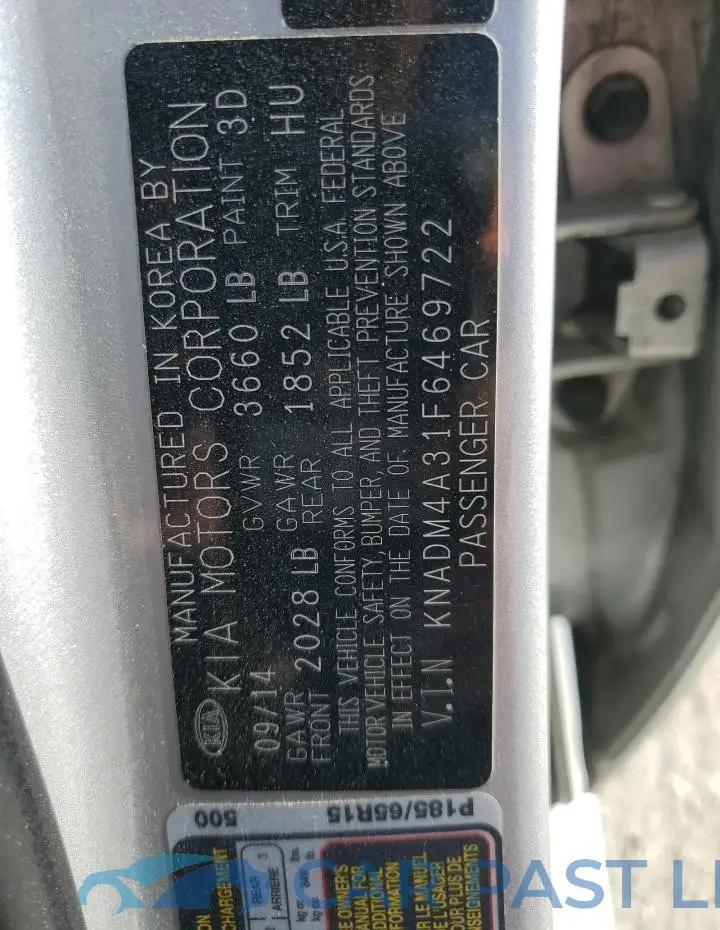 KNADM4A31F6469722# 12