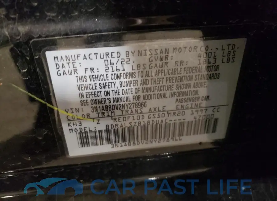 3N1AB8DV2NY278966# 12